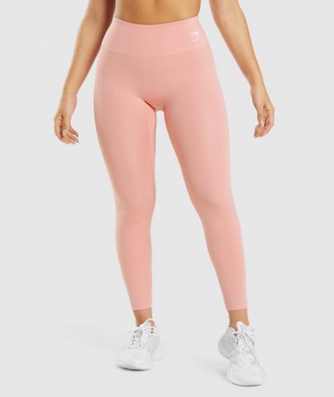 Women's Gymshark Training Leggings Pink | NZ 0CSGOT